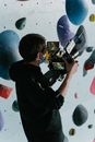 A Filmmaker Shooting a Footage