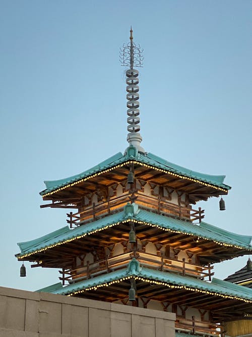 Free The Horyu-ji Temple in Nara Prefecture Japan Stock Photo