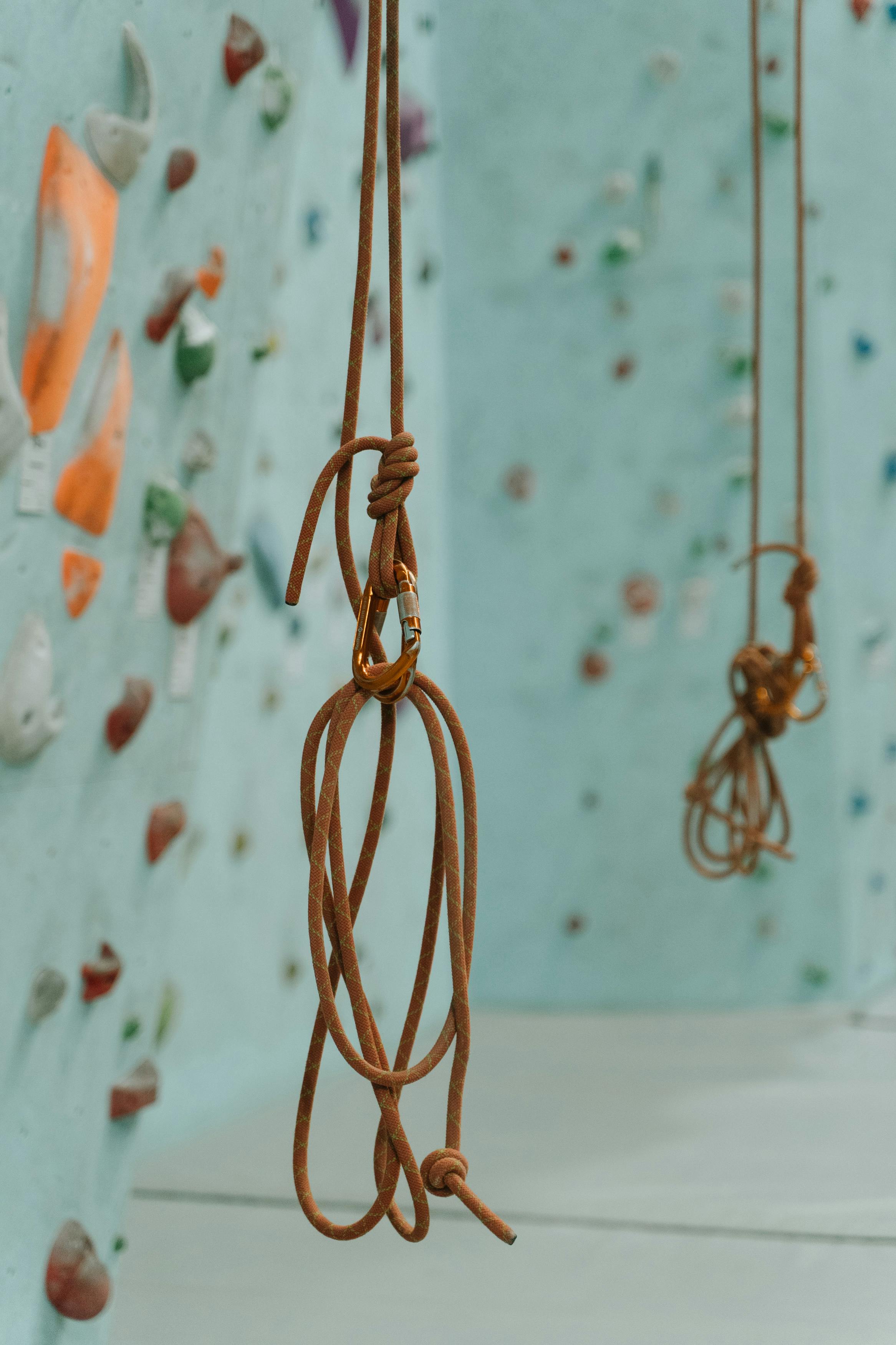Safety Lines Used in Wall Climbing · Free Stock Photo