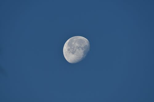 Full Moon in Blue Sky