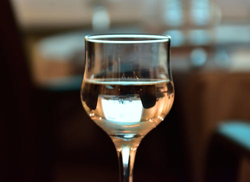 Close-up of Glass with Wine
