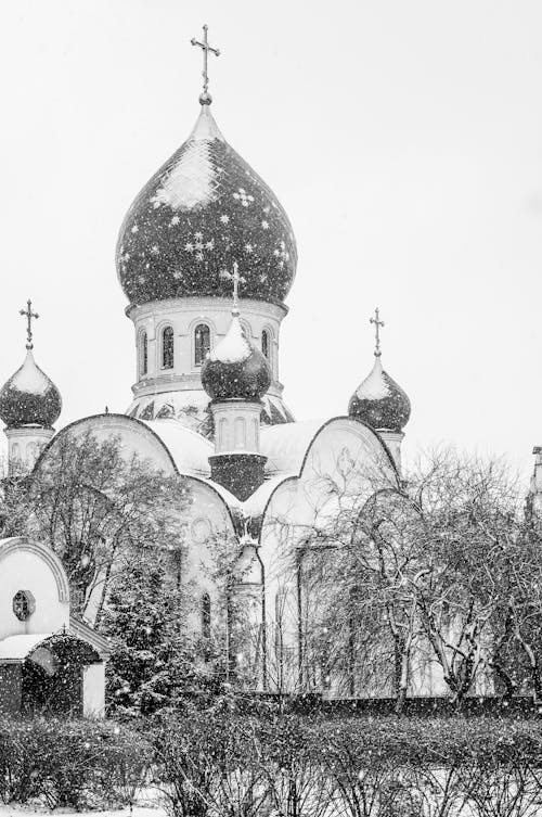 俄國, 十字架, 單色 的 免费素材图片