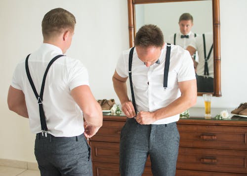 Free stock photo of groom getting ready