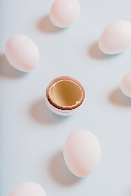 계란 껍질, 달걀, 수직 쐈어의 무료 스톡 사진