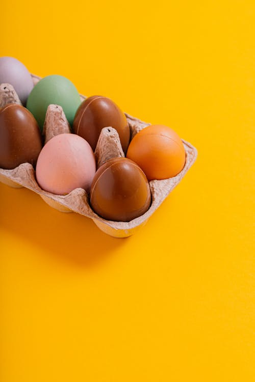 Gratis lagerfoto af ægbakke, farver, farverig Lagerfoto