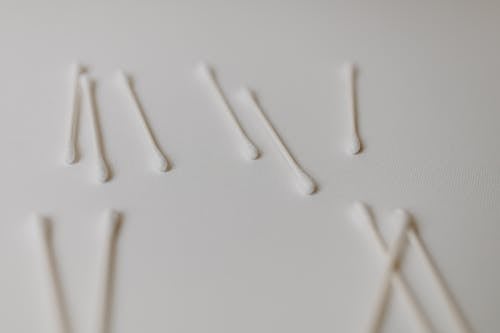 
A Close-Up Shot of Cotton Swabs