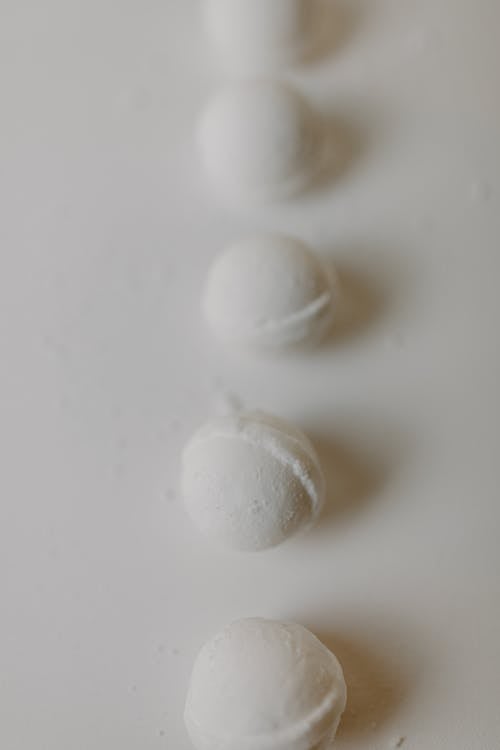 
A Close-Up Shot of Bath Bombs