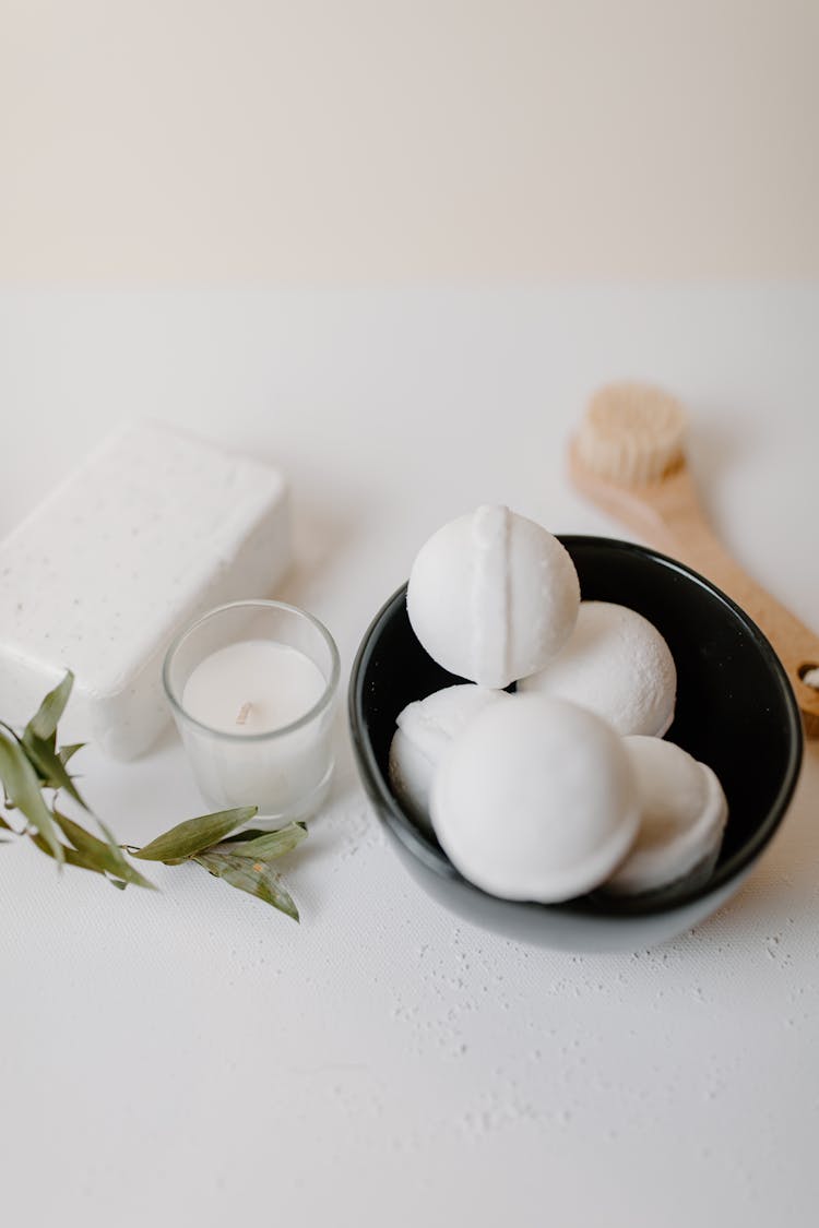 Bath Bombs In A Bowl