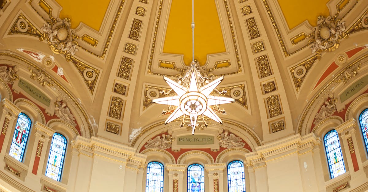 Free stock photo of cathedral, ceiling, ceiling lights