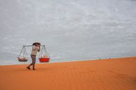A  Peddler on a Desert