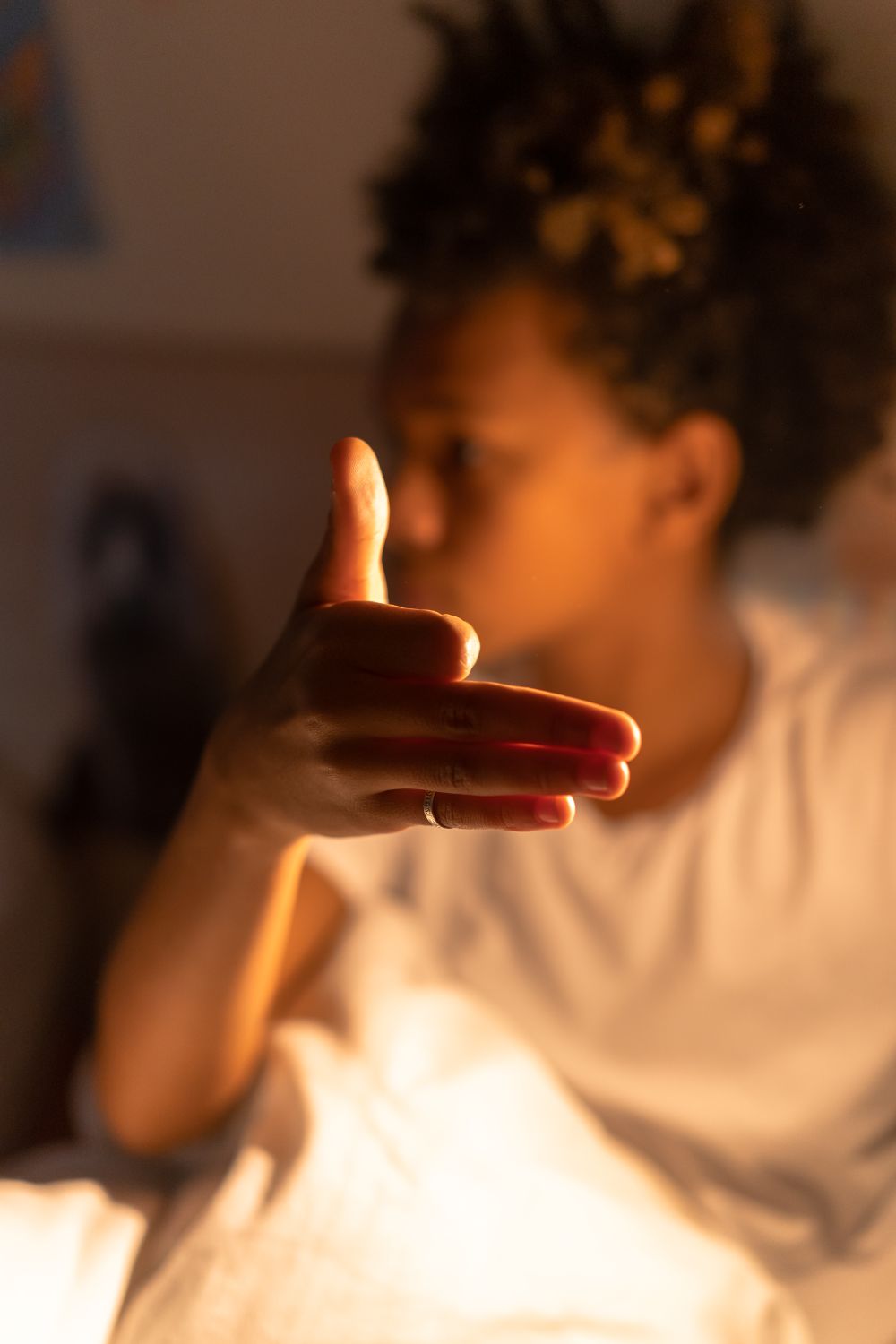 Boy Doing Shadowgraphy · Free Stock Photo
