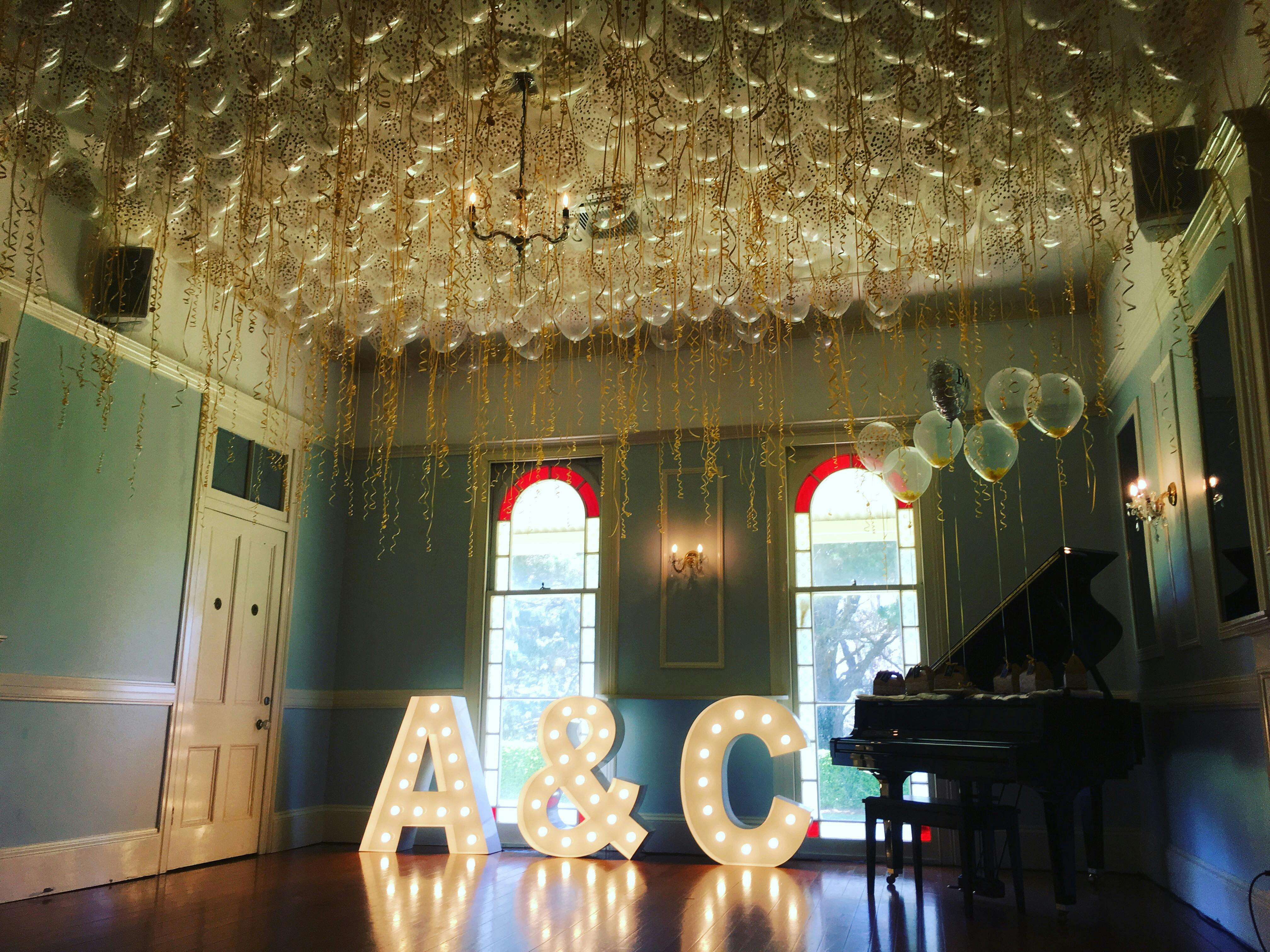 Free Stock Photo Of A C Ceiling Balloons Wedding