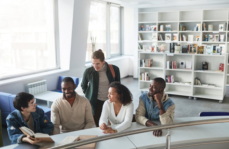 Group Of People Talking