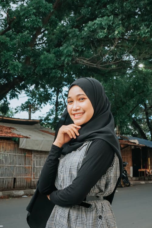Smiling Woman with Hijab