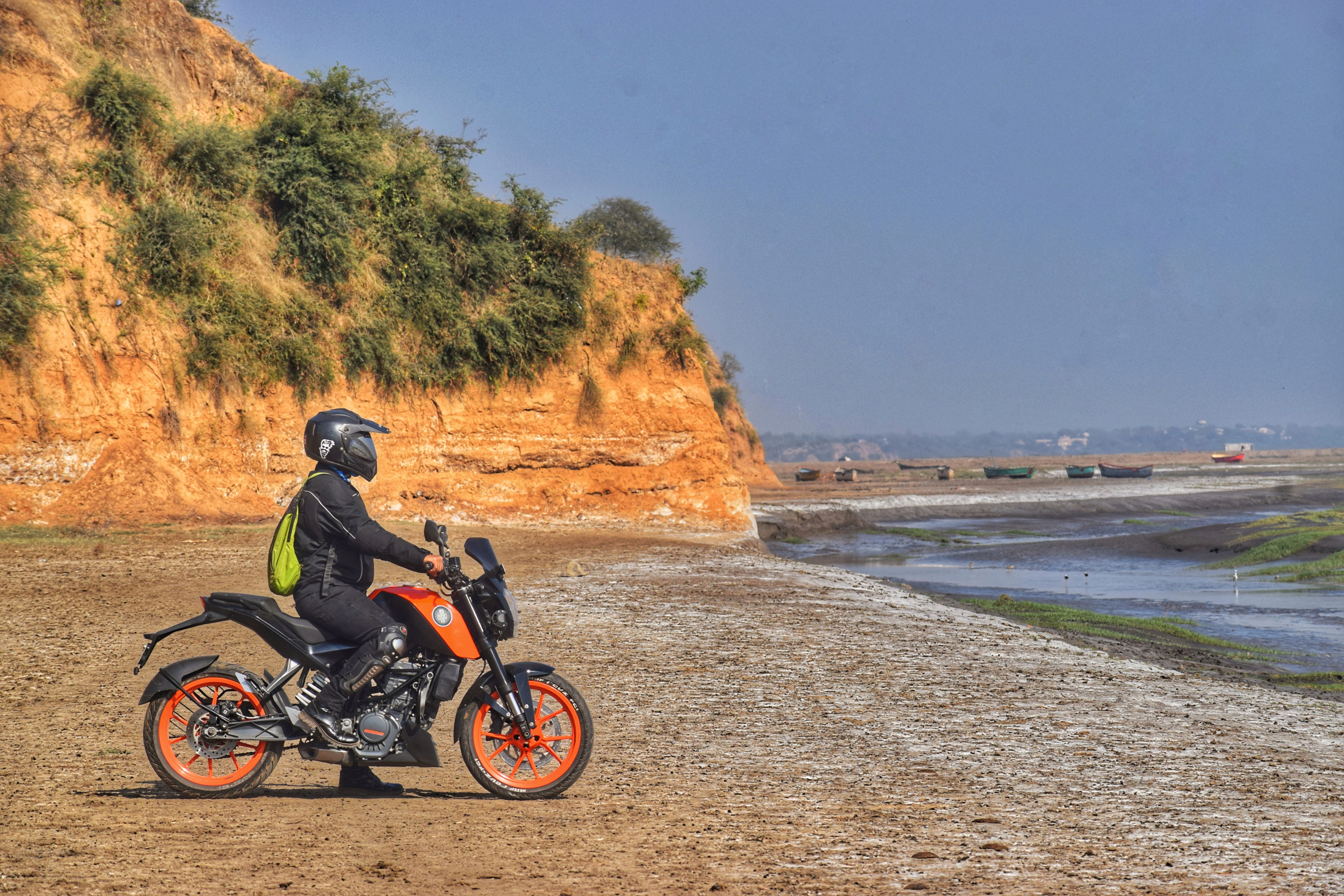 A Person Riding a Motorcycle · Free Stock Photo