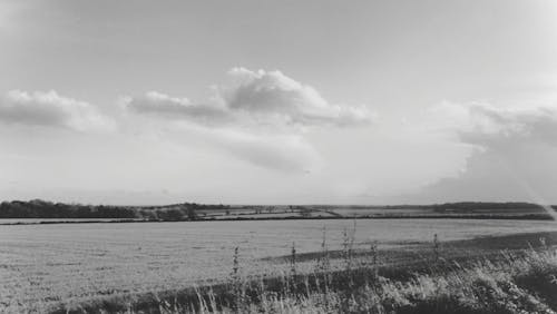 Free stock photo of clouds, england, farm fields