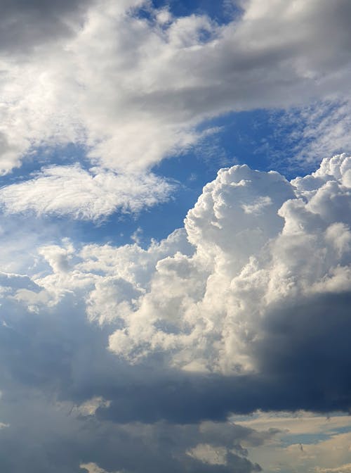 Cloudscape of Cumulus Clouds 
