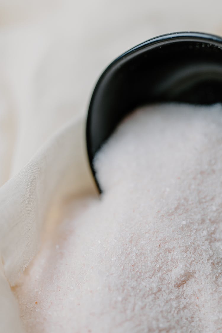 Close-Up Shot Of Himalayan Salt 