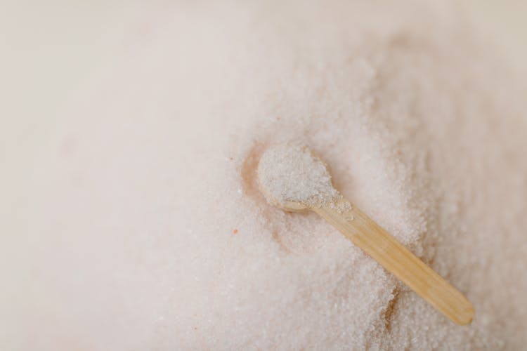 A Wooden Spoon Of Salt Photo
