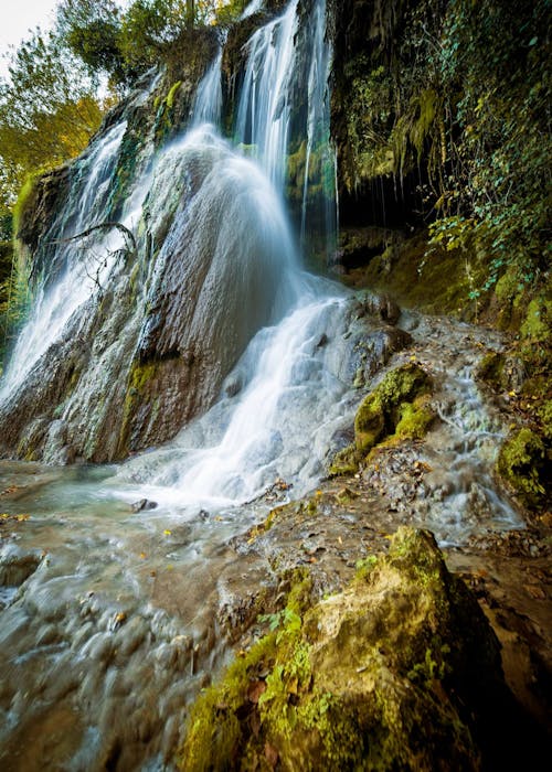 Foto profissional grátis de água, água de longa exposição, cachoeira