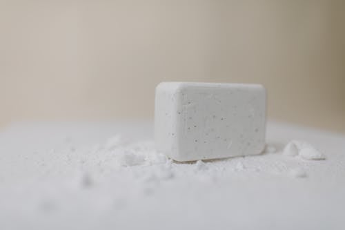 Free A Close-Up Shot of a White Bar Soap Stock Photo