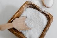 Rock Salt on a Wooden Container