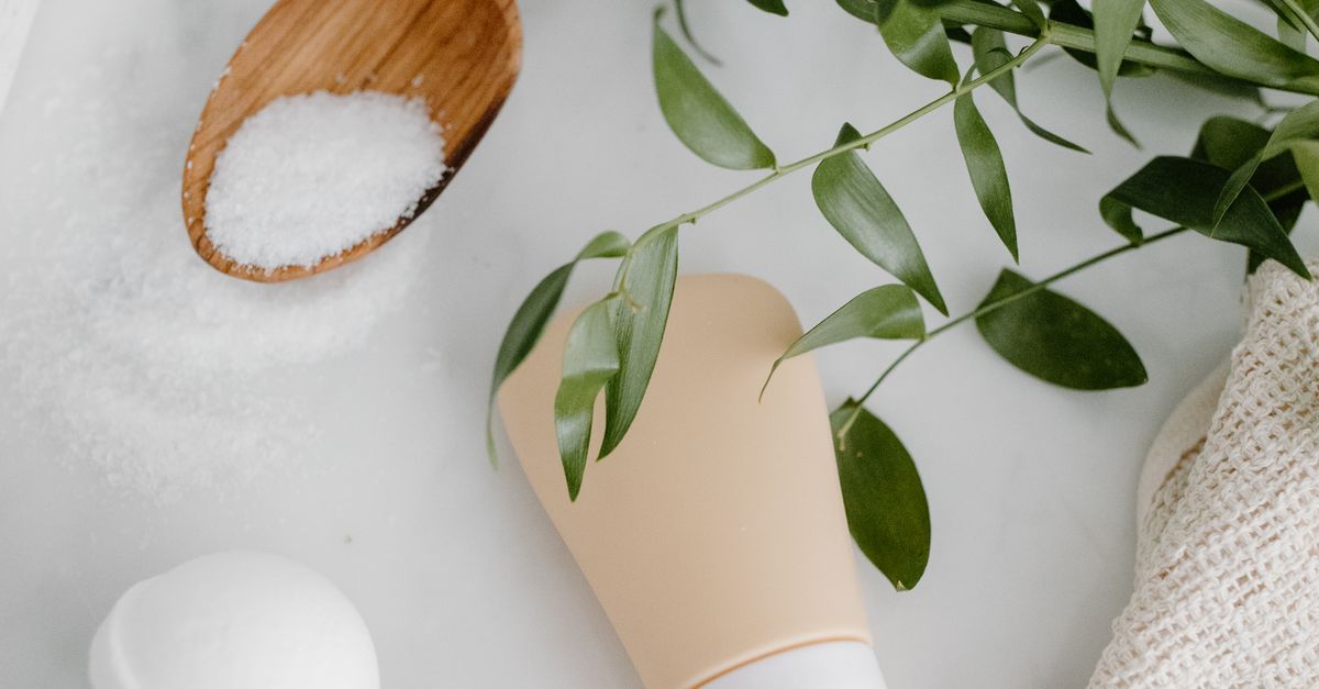 Bathing Essentials Images A Various Bath Essentials on a White Surface · Free Stock Photo