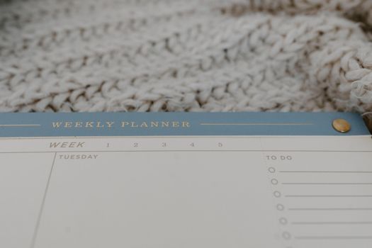 A visual calendar chart showing the Whit Weeks productivity planning method cycle
