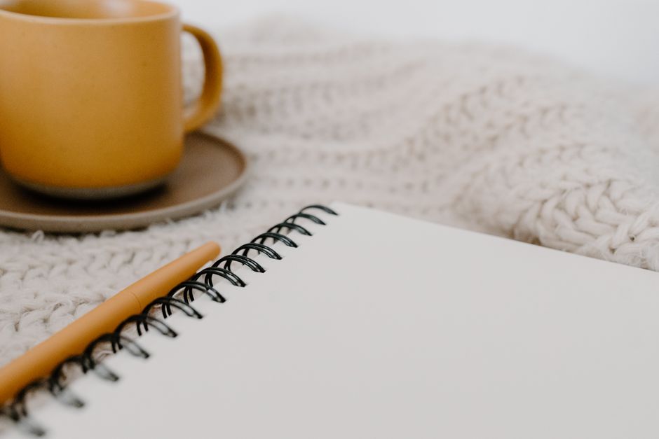 practice notebook setup cozy home lifestyle photo 2