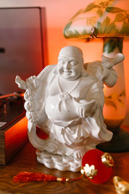 Close-up of a Buddha Figurine