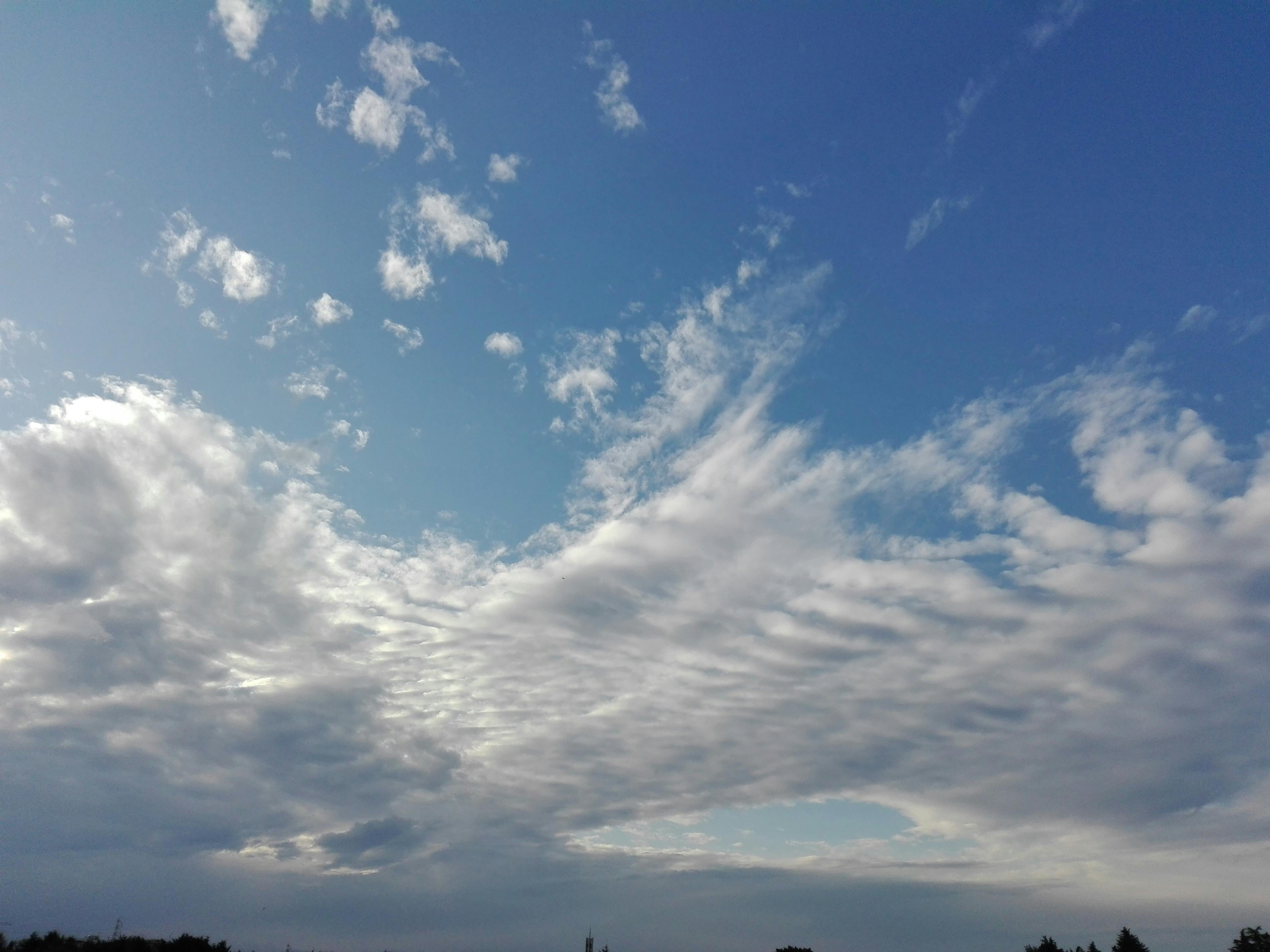 Free stock photo of blue sky