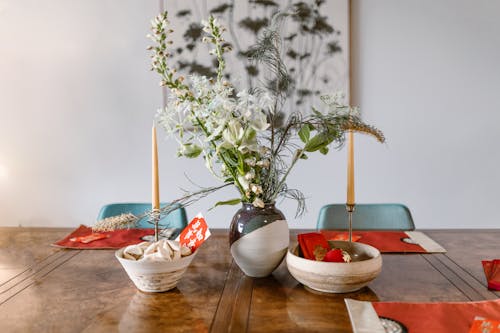 Dining Table Setting During Chinese New Yaer
