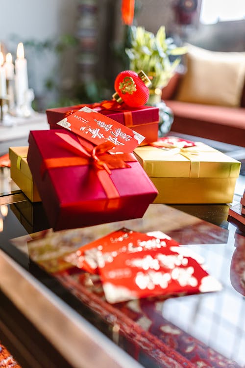 Gifts on a Table