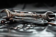 A Close-Up Shot of Silver Tools