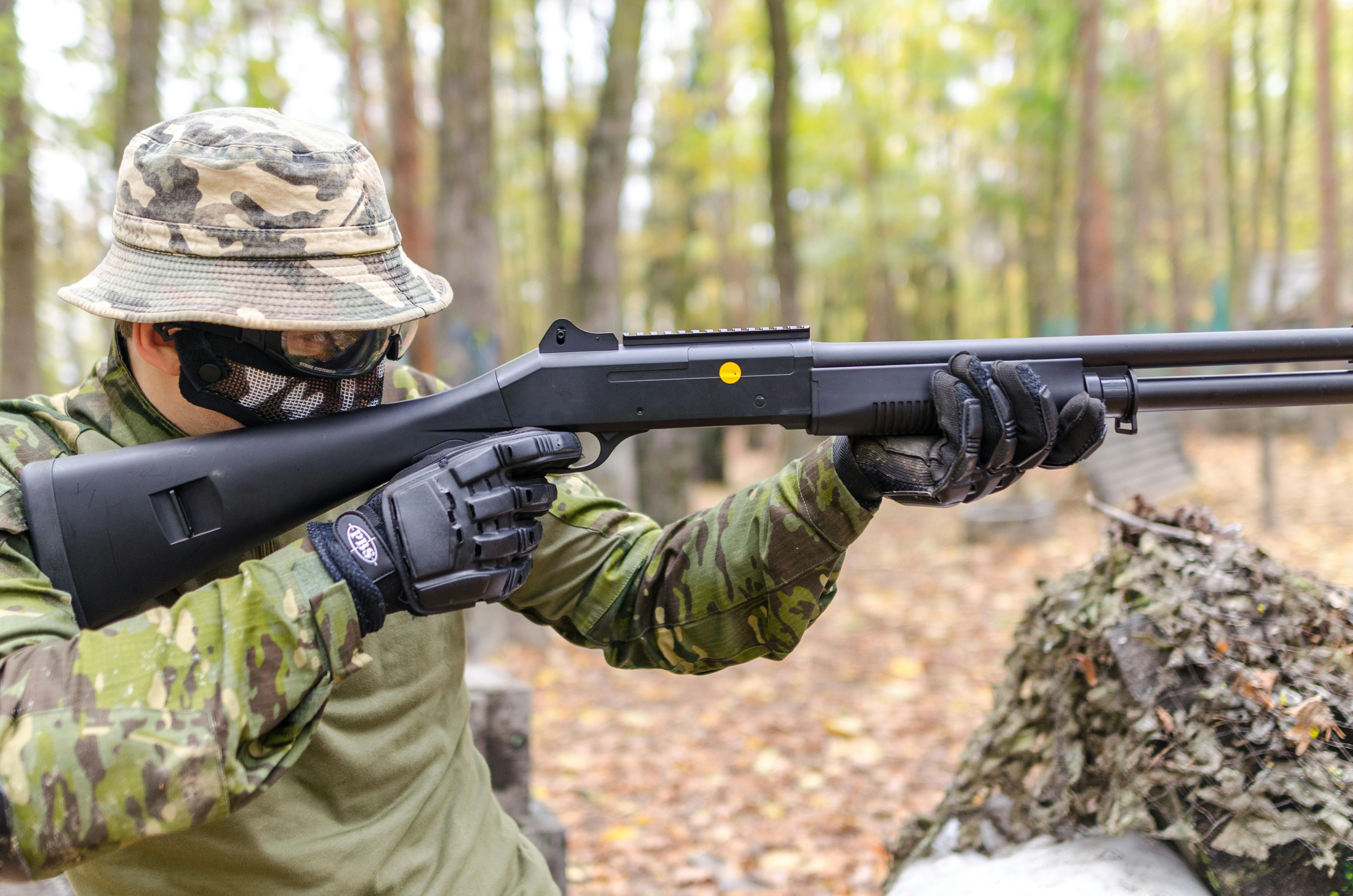 Pode andar com airsoft na mochila?