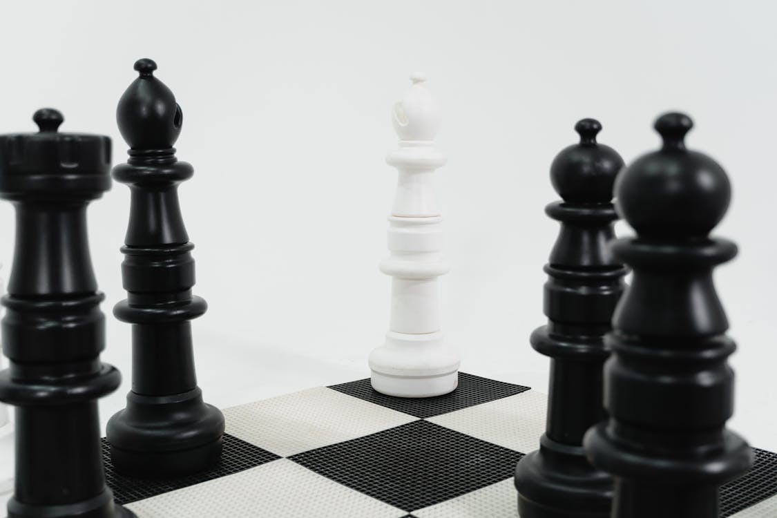 Chess Pieces in Close-up Photography