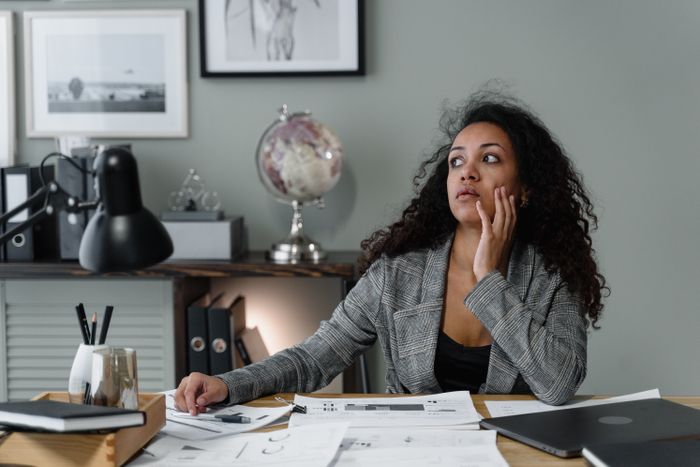 Support lead thinking at her desk — photo by Tima Miroshnichenko on Pexels