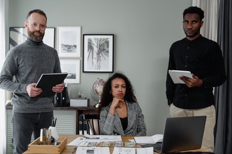 A People In The Office Together 