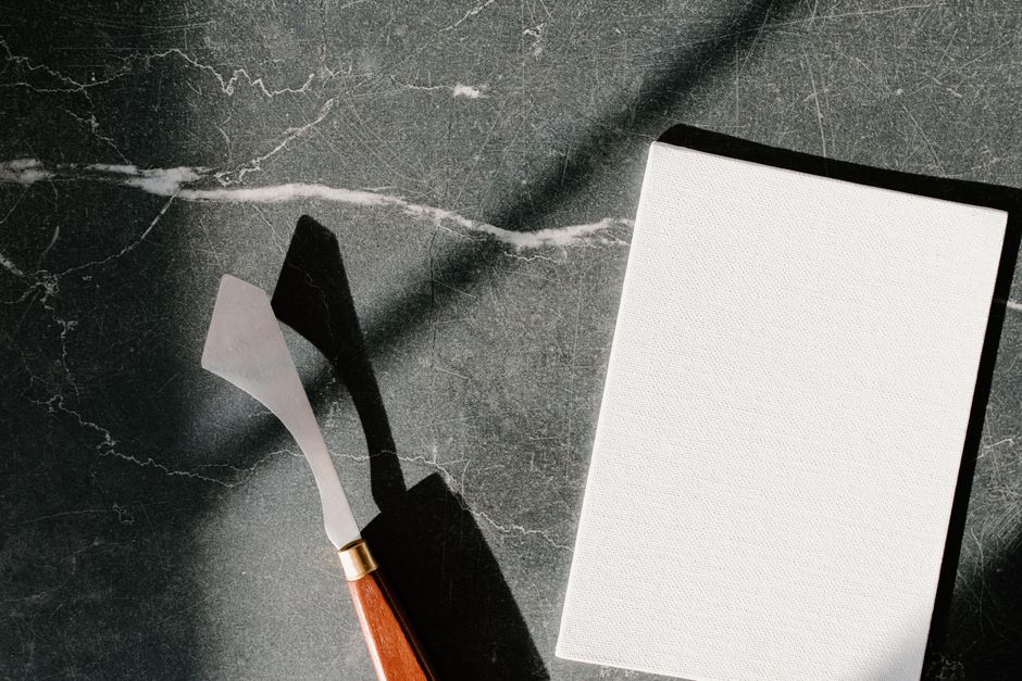 A finished canvas needs a day to dry properly before anything else happens to it