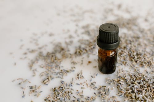 Free A Herbal Oil Made of Dried Cumin Seeds Stock Photo