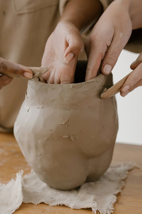 Handmade Pots Made of Clay