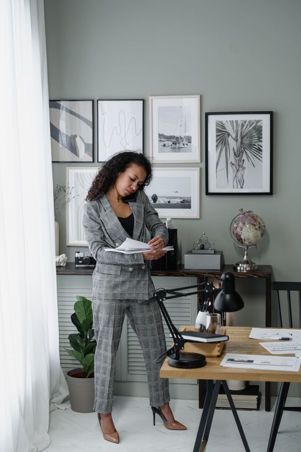 Plaid Trousers and a Solid Blazer