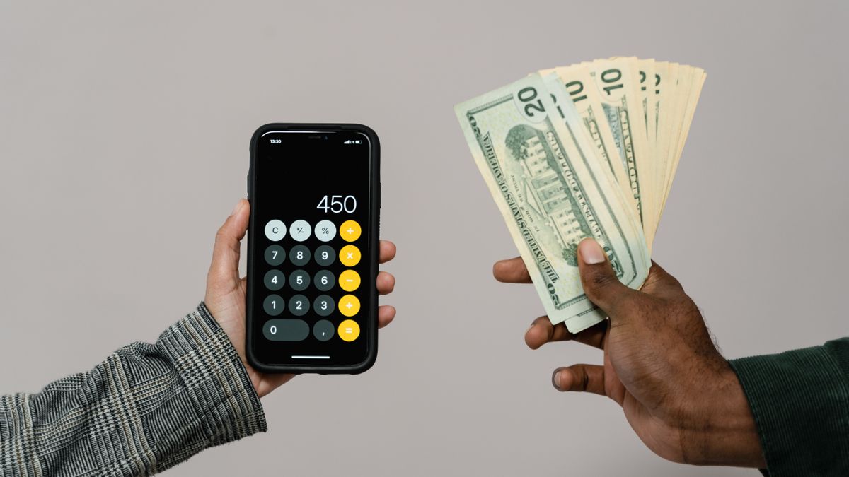 Mobile money transfer confirmation on a smartphone screen
