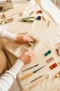 Using a Clay Dough to Shape Clay Dough