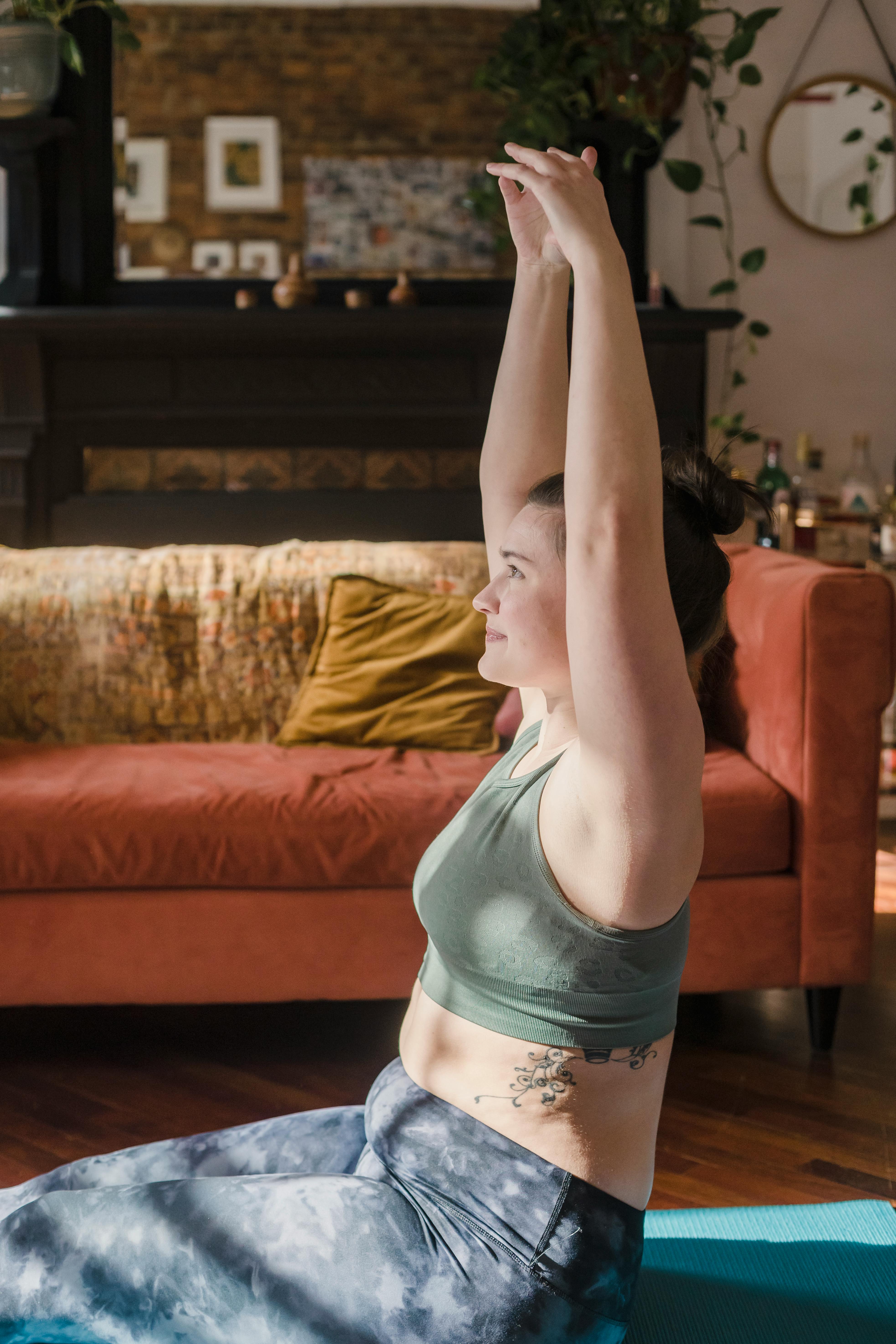 Woman Doing Yoga