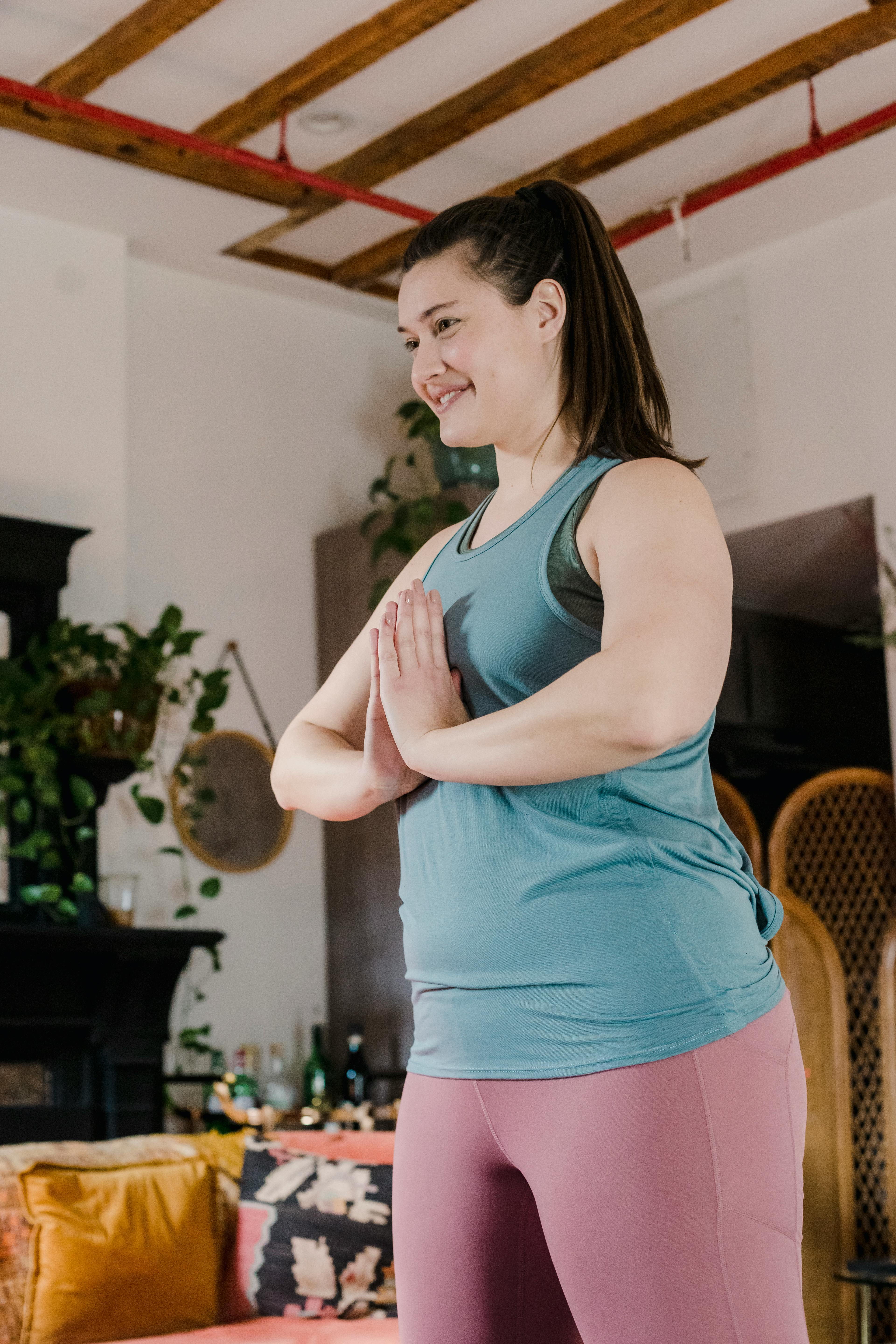 Woman Doing Yoga