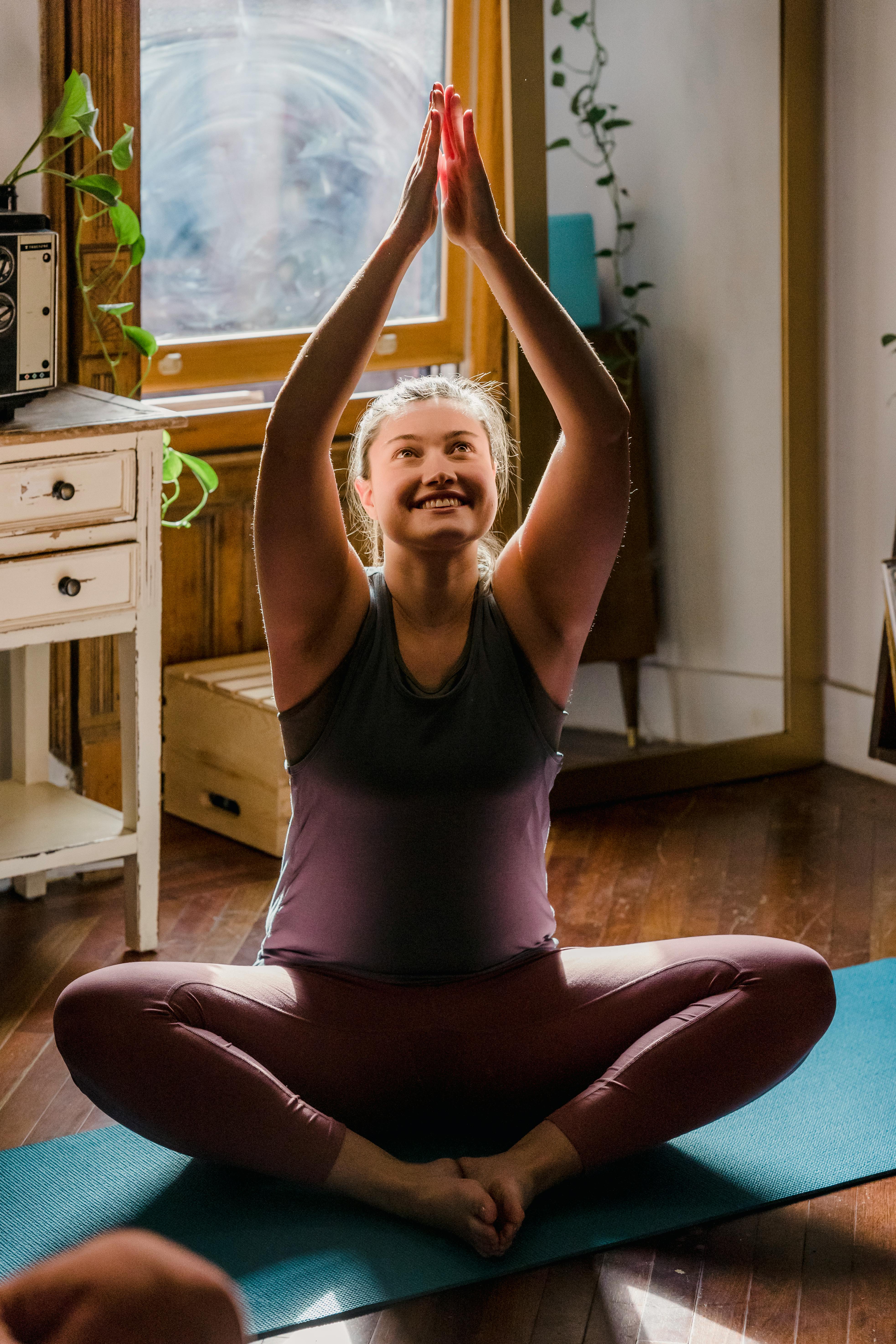Woman Doing Yoga