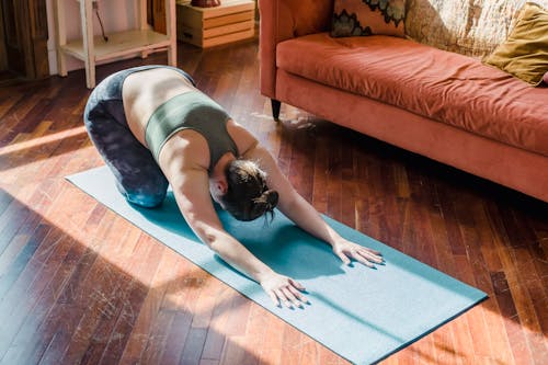 Woman Doing Yoga