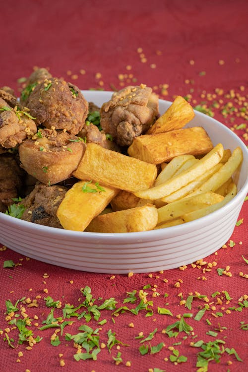 Photo of Food in White Bowl