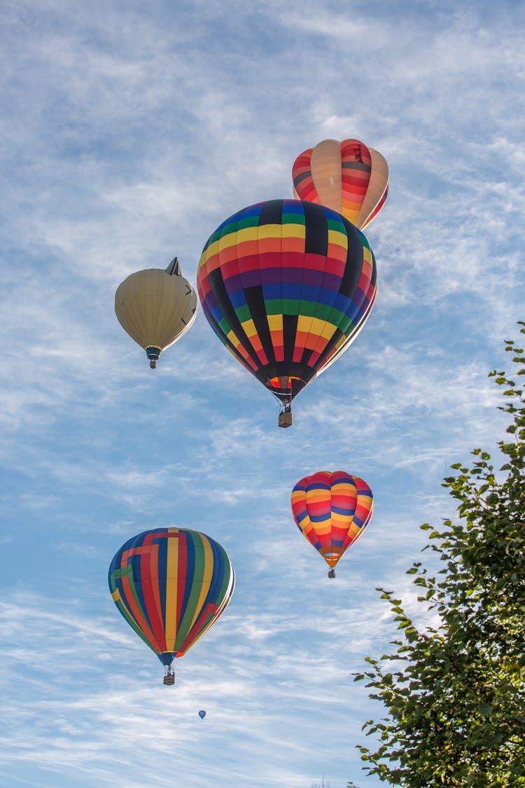 Air Balloons Flying In Sky